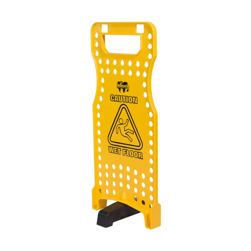 Wet Floor Sign Assembly Yellow