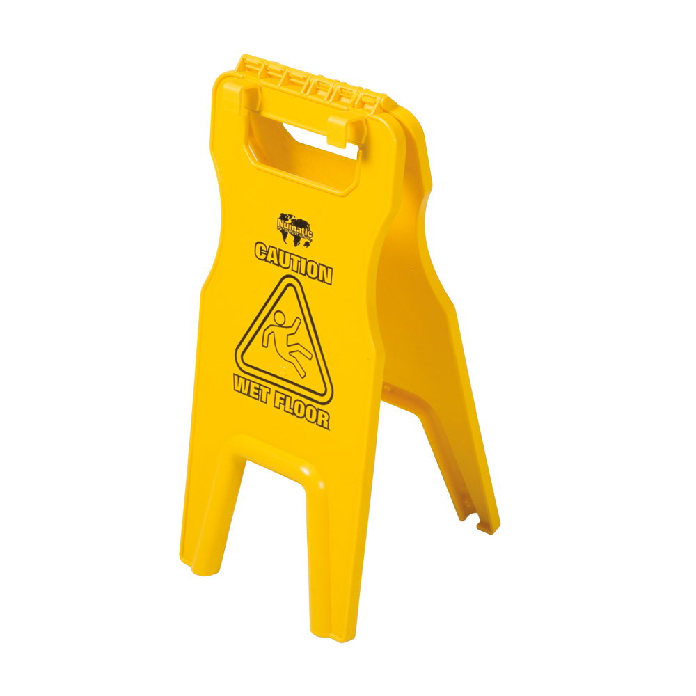 Wet Floor Sign with Tray-Fix Hooks